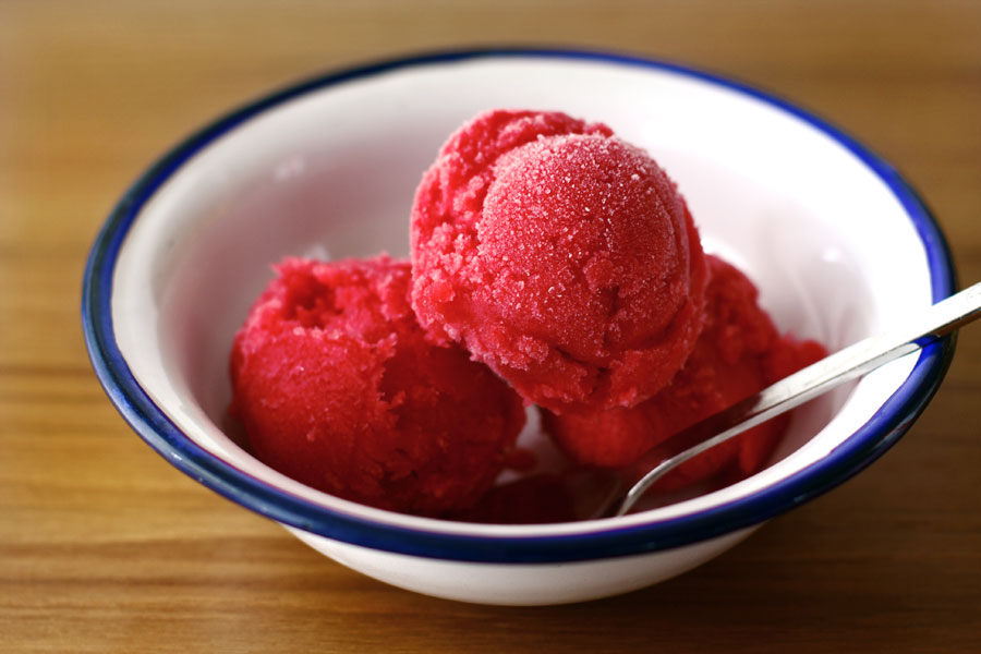 Sour Cherry Sorbet